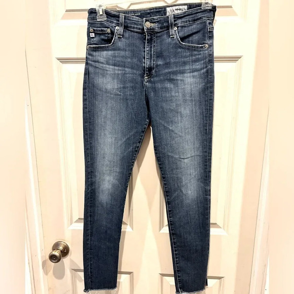 AG Farrah High Rise Skinny Ankle Side Slits size 30 - Picture 1 of 10